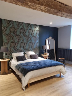 L'Aupinouse Chambre double Giroflée avec salle de bain privative